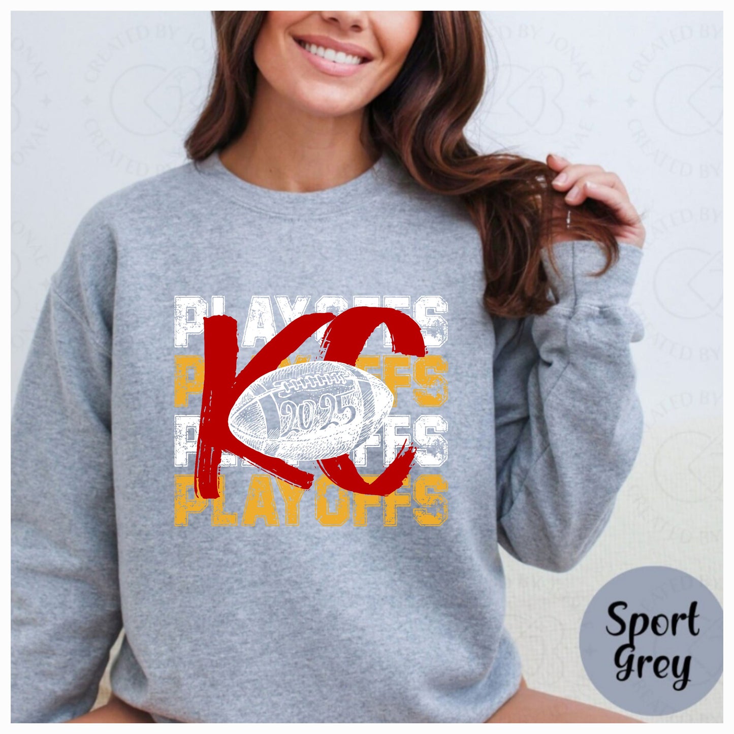 Playoffs Repeat Sweatshirt Grey