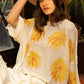 POL Sunny Floral Thin Sweater
