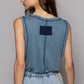 POL Pocket Tank Denim