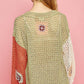 POL Fall Crochet Granny Square Sweater