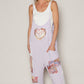 POL Patchwork Ribbed Jumpsuit Lilac
