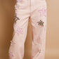 POL Patch Star Jeans Pale Pink