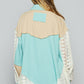 POL Patchwork Crochet Shacket