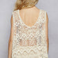 POL Lace Edge Crochet Tank