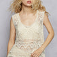 POL Lace Edge Crochet Tank