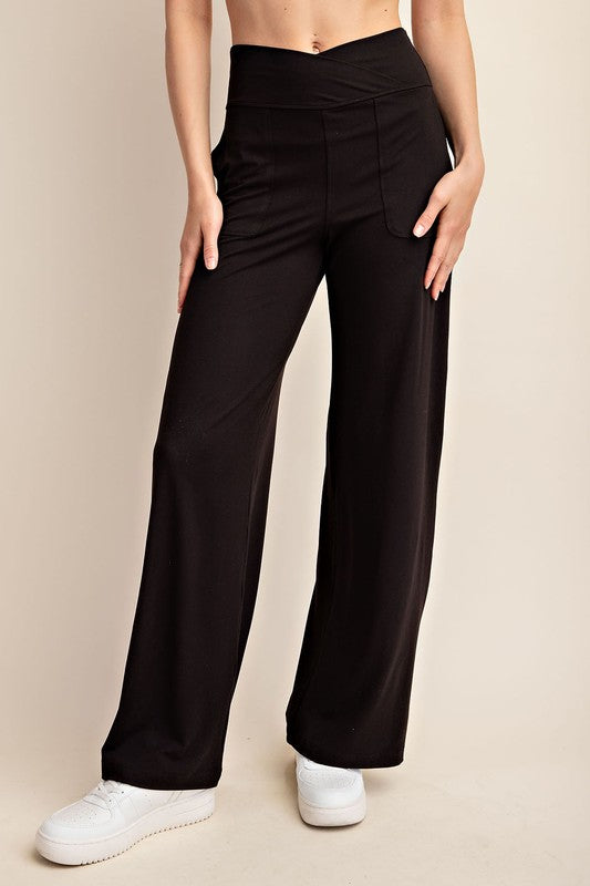 Crosswaist Buttery Soft Pant Black