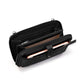 Iris Large Smartphone Crossbody Black Leaf Embossed