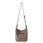 Los Feliz Slouchy Crossbody Mushroom Suede