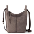 Los Feliz Slouchy Crossbody Mushroom Suede