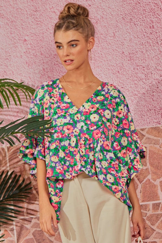 English Garden Pheasant Blouse
