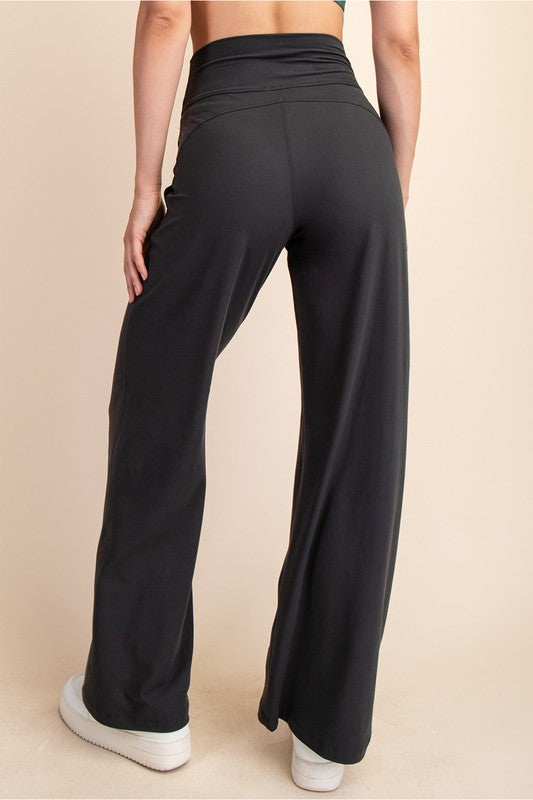 Crosswaist Buttery Soft Pants Graphite Grey