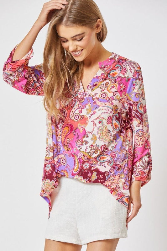 Lizzy Top Vintage Paisley