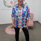 Emerson Collared Blouse in Multi Check