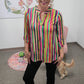 Lizzy Top in Colorful Stripes