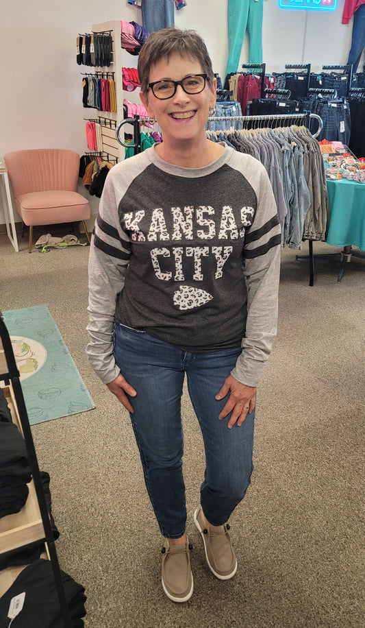 Kansas City Leopard GameDay LS Tee