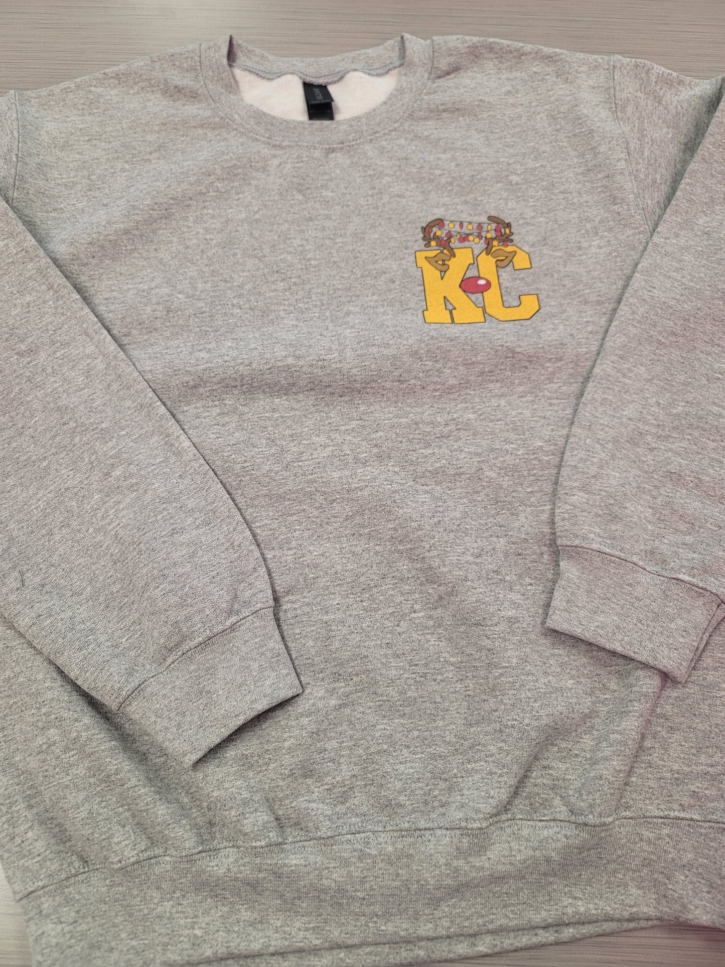 *DOORBUSTER* Reindeer KC FRONT/BACK Fleece