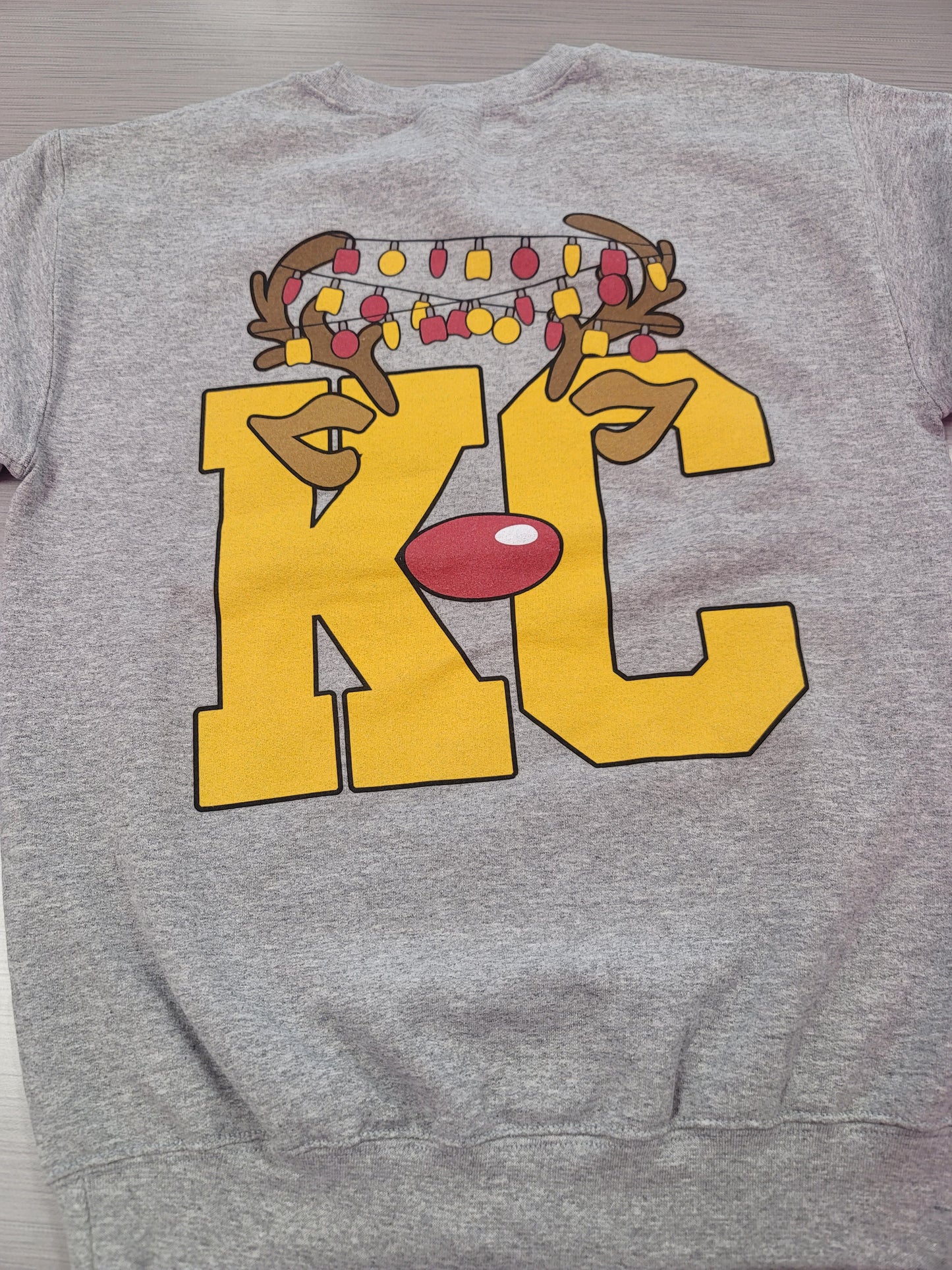 *DOORBUSTER* Reindeer KC FRONT/BACK Fleece