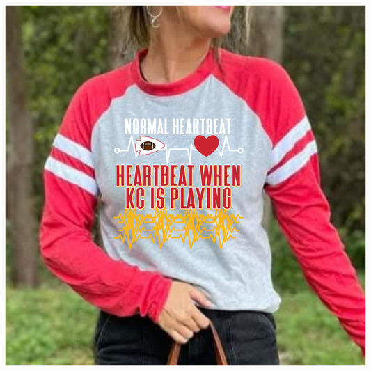 Heartbeat KC Gameday Tee Red *PREORDER*