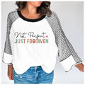 Just Forgiven Raglan Sleeve Top