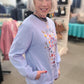 Grow In His Grace Spring Blue Fleece Pullover