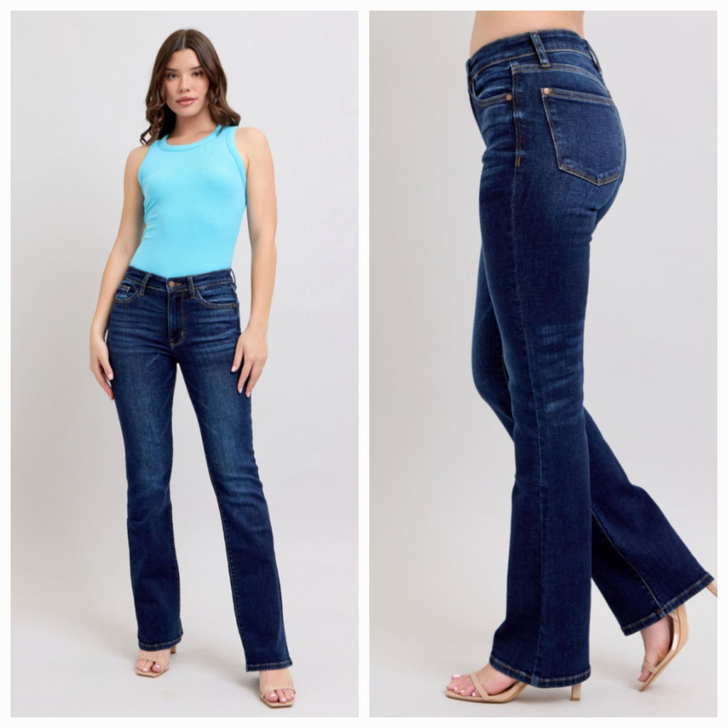Judy Blue Midrise Dark Bootcut Jean