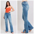 Judy Blue Tummy Control Side Slit Bootcut Jean