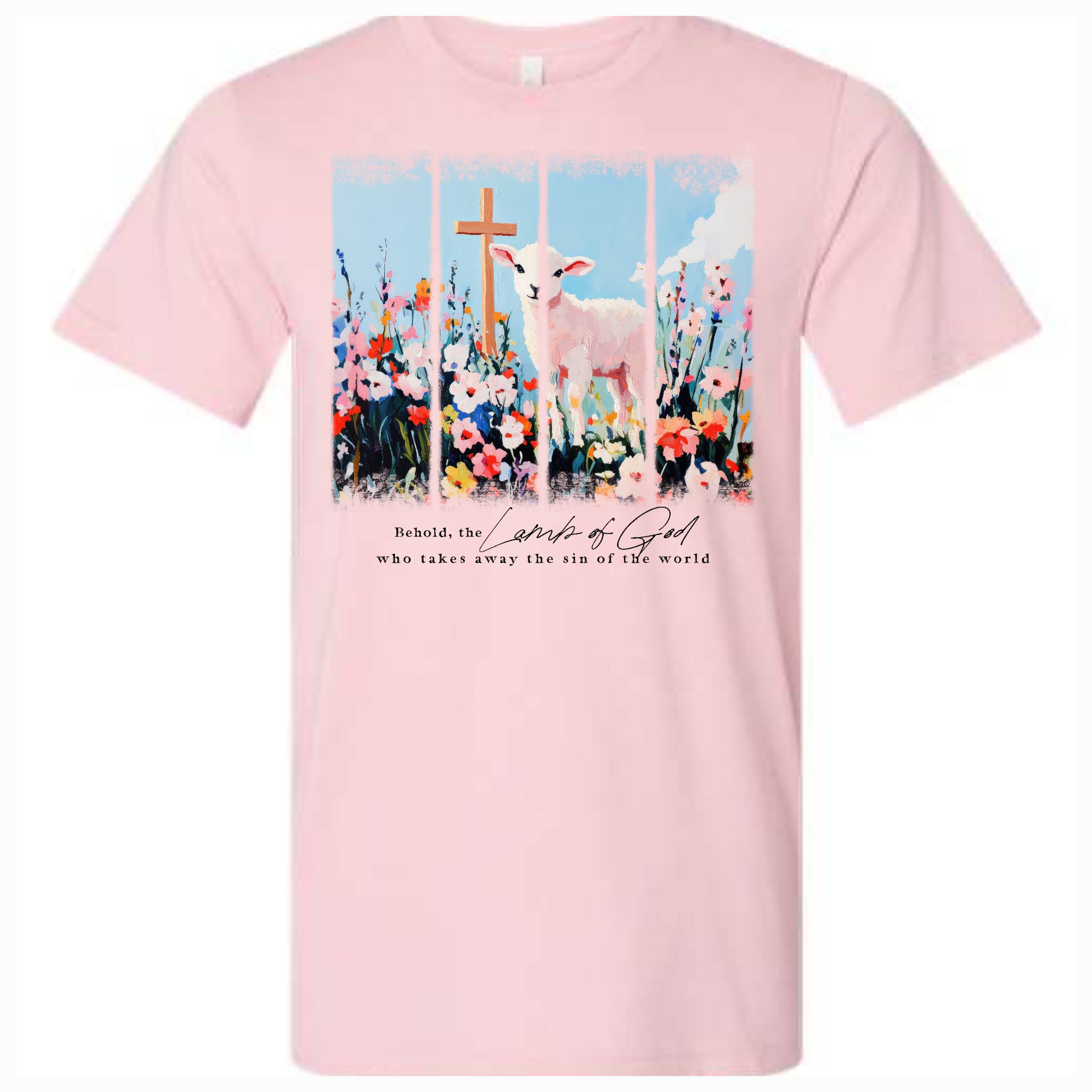 Lamb of God Pink SS Tee