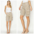 Risen Taupe Cargo Bermuda Short