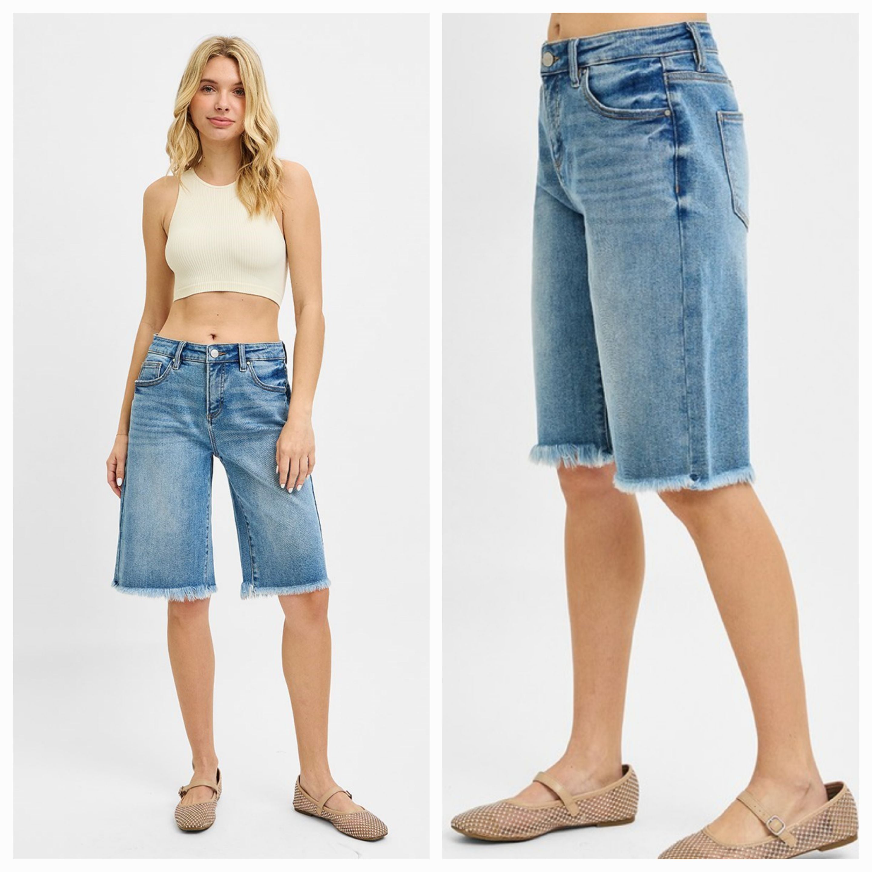 Risen Tummy Control Midrise Bermuda