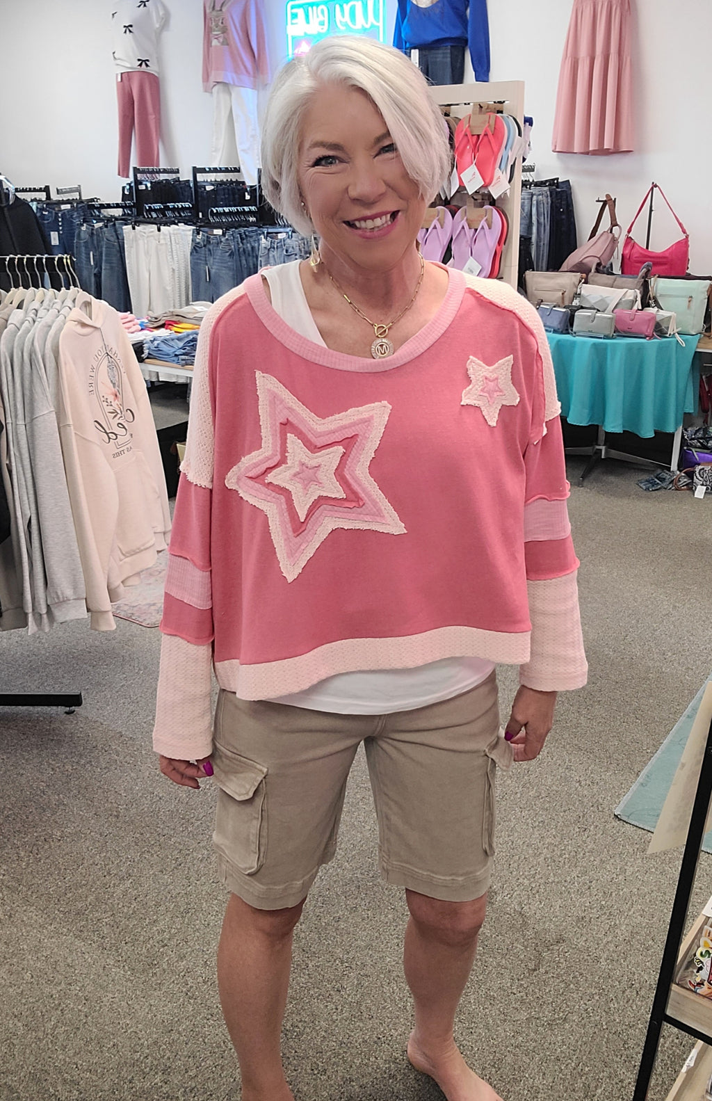 Risen Taupe Cargo Bermuda Short