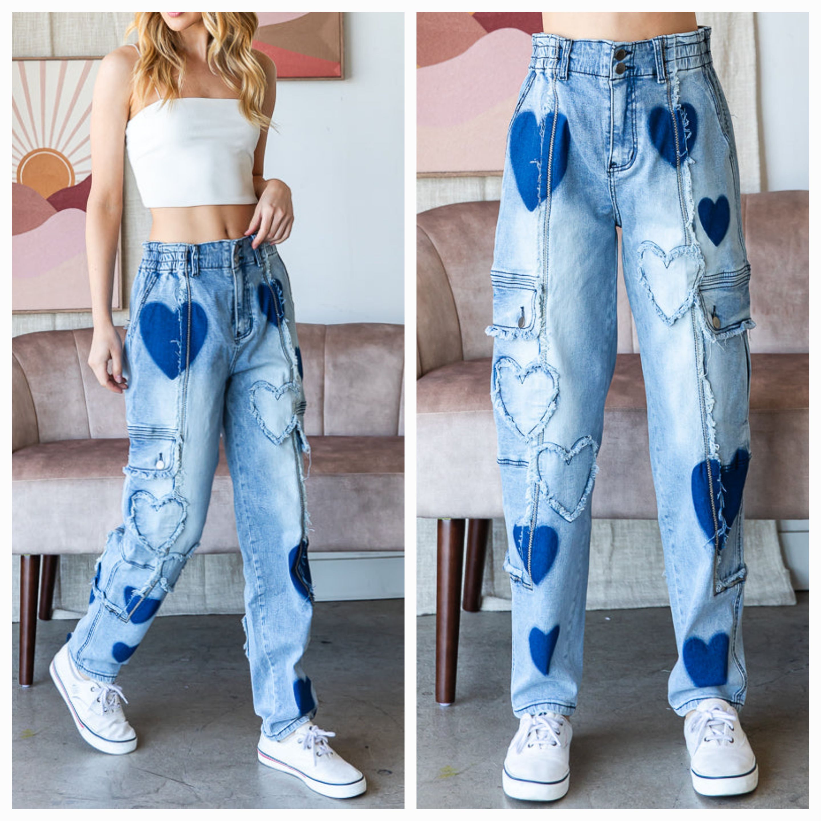 Oli & Hali I Heart You Jeans