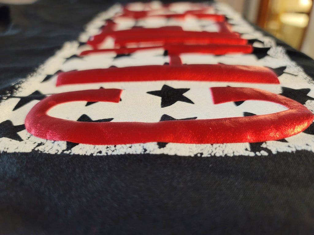 Stars Metallic Puff Chiefs Tee