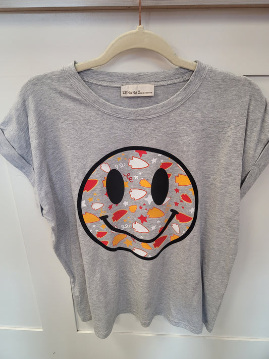 Smiley Chiefs Tee