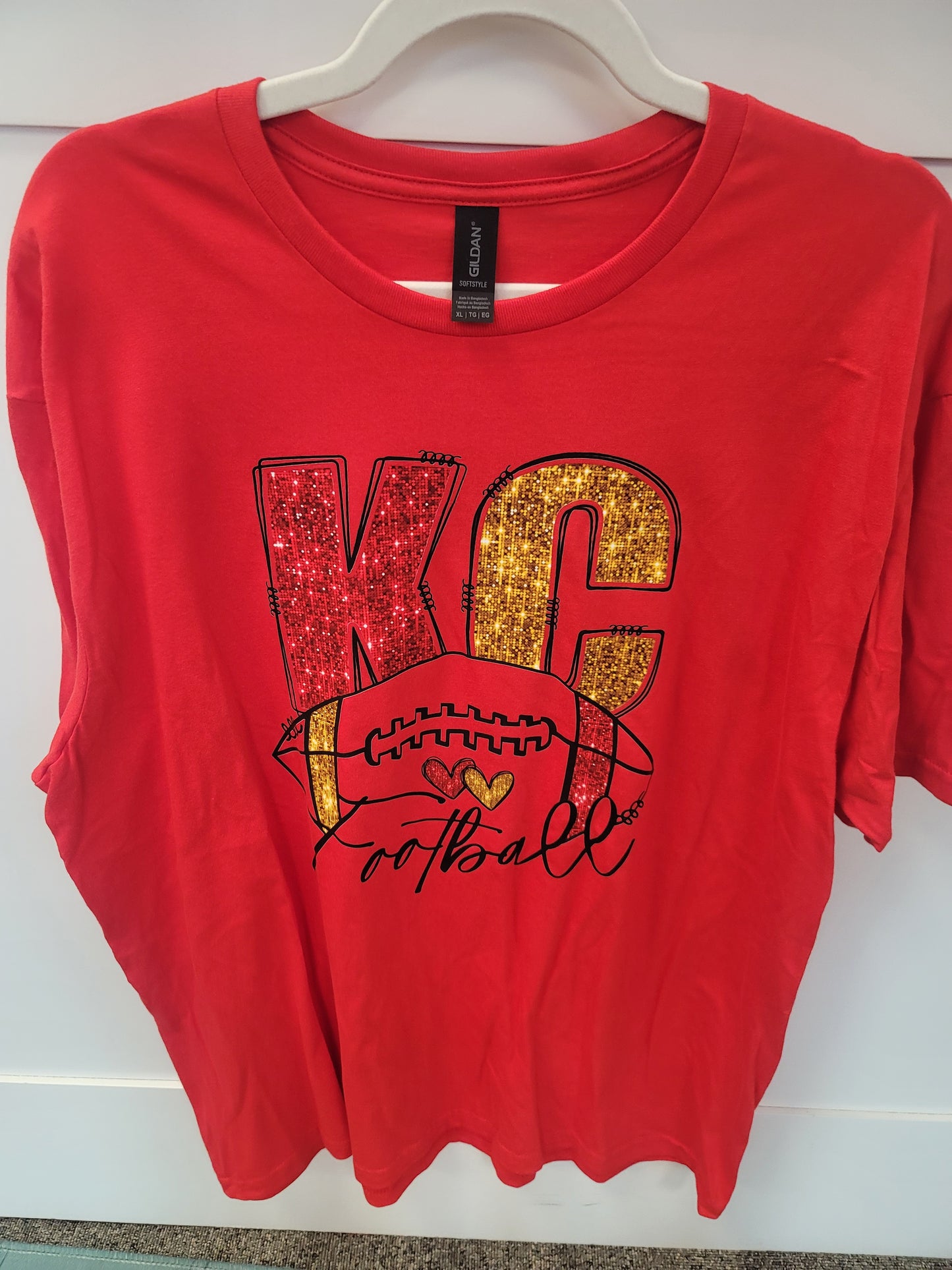 Faux Glitter KC Tee
