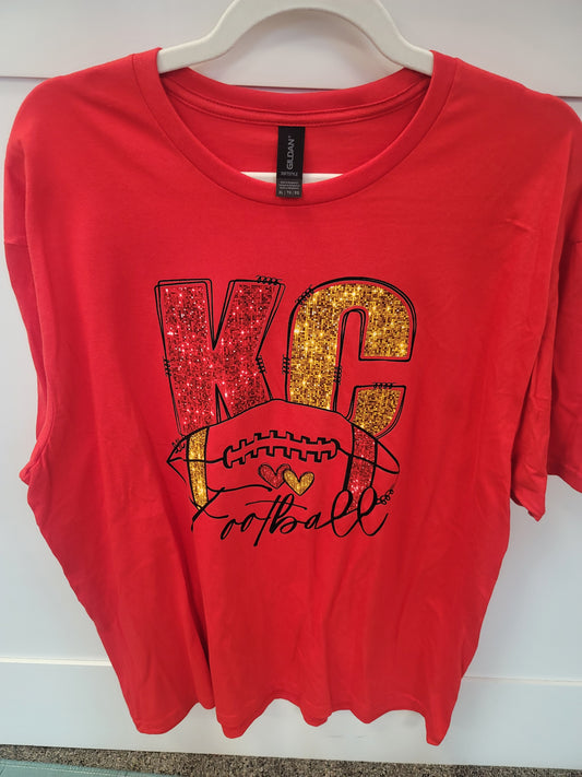 Faux Glitter KC Tee