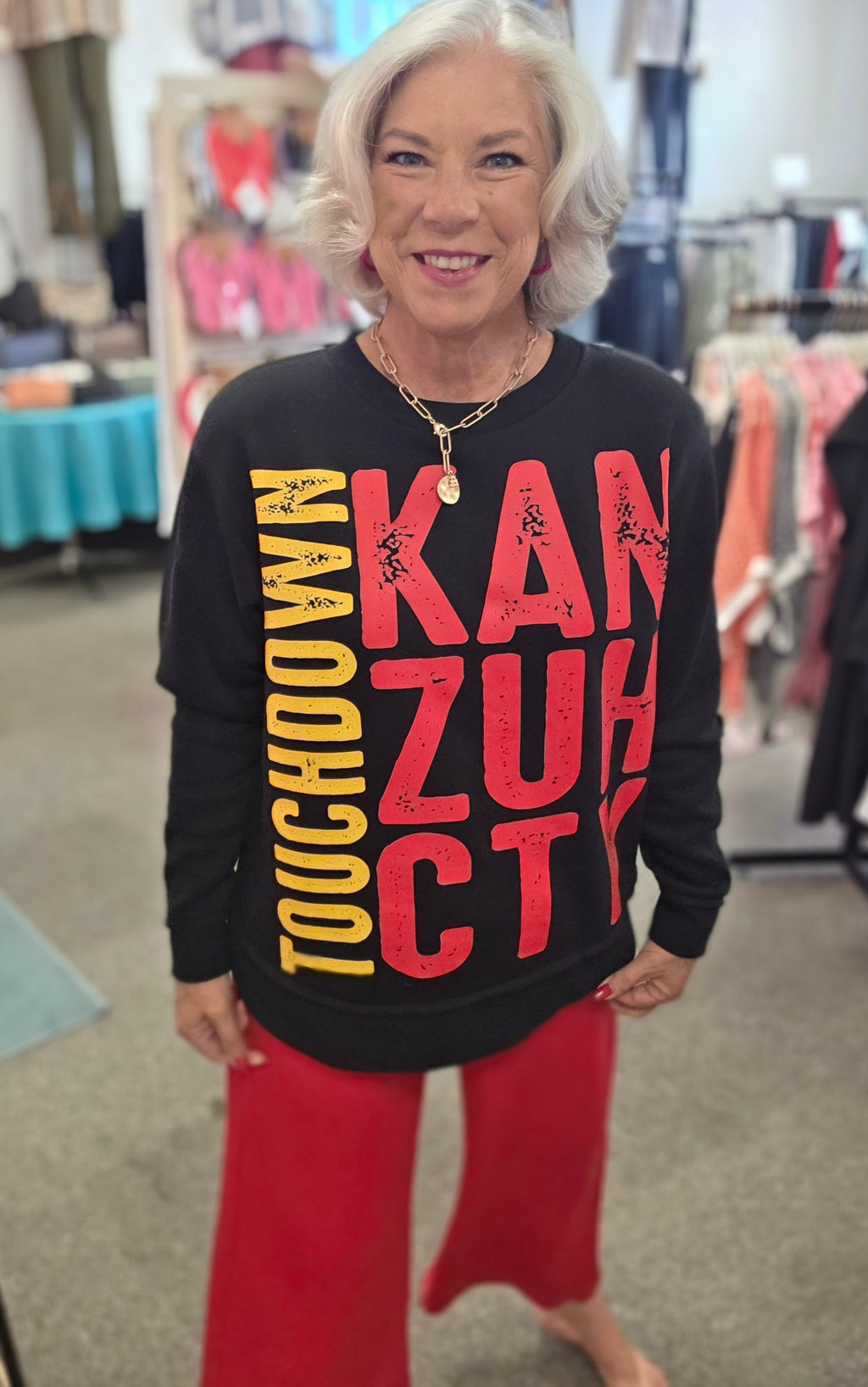 Touchdown Kan Zuh Cty Tunic Weekender Fleece