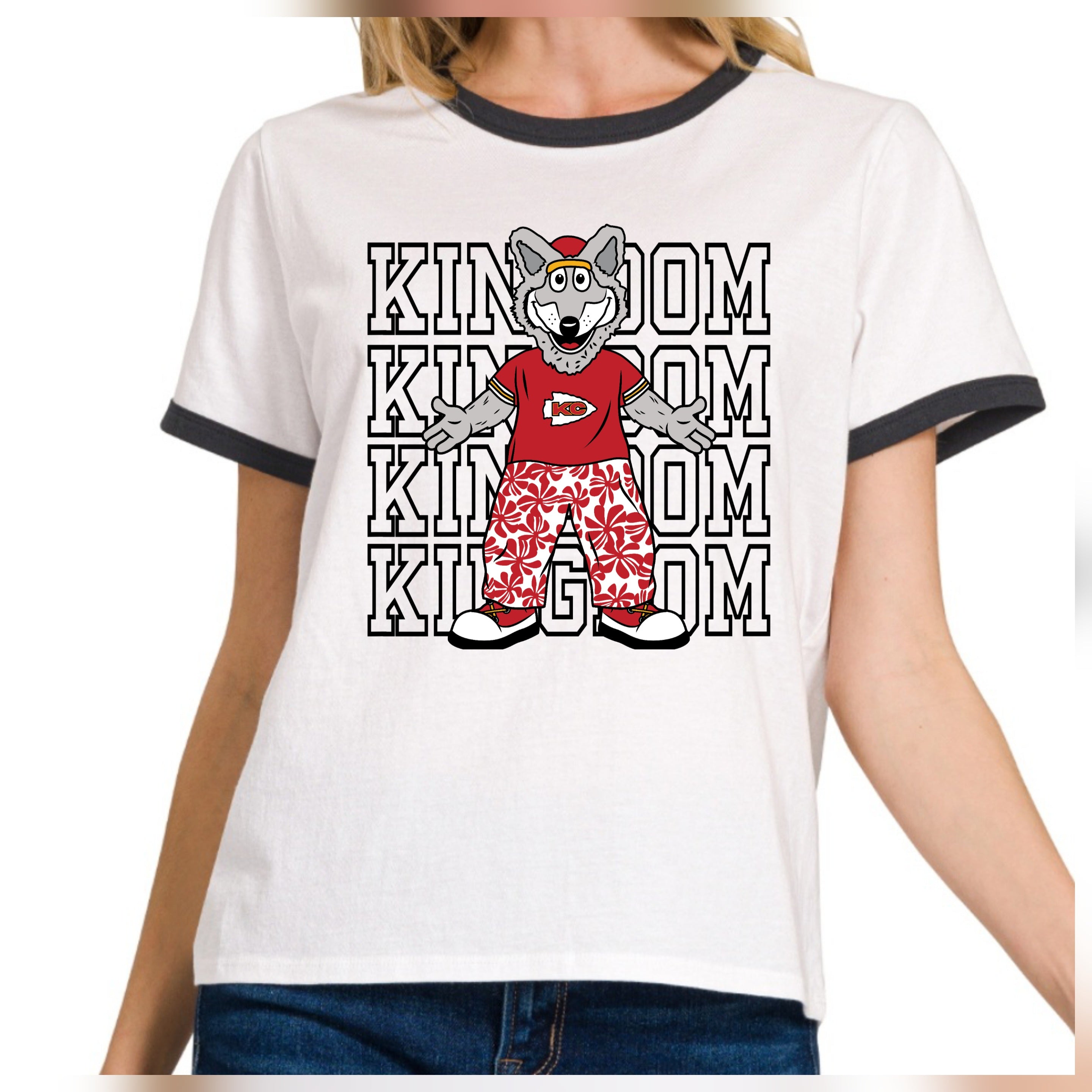 Wolf Kingdom Ringer Tee