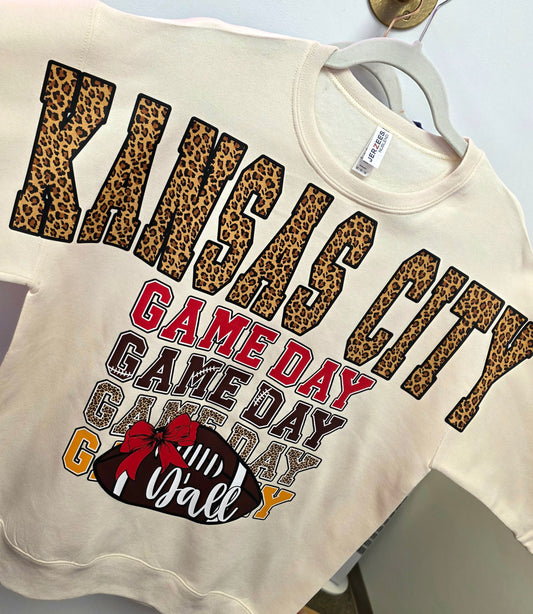 Big Letter Leop Kansas City Sweatshirt