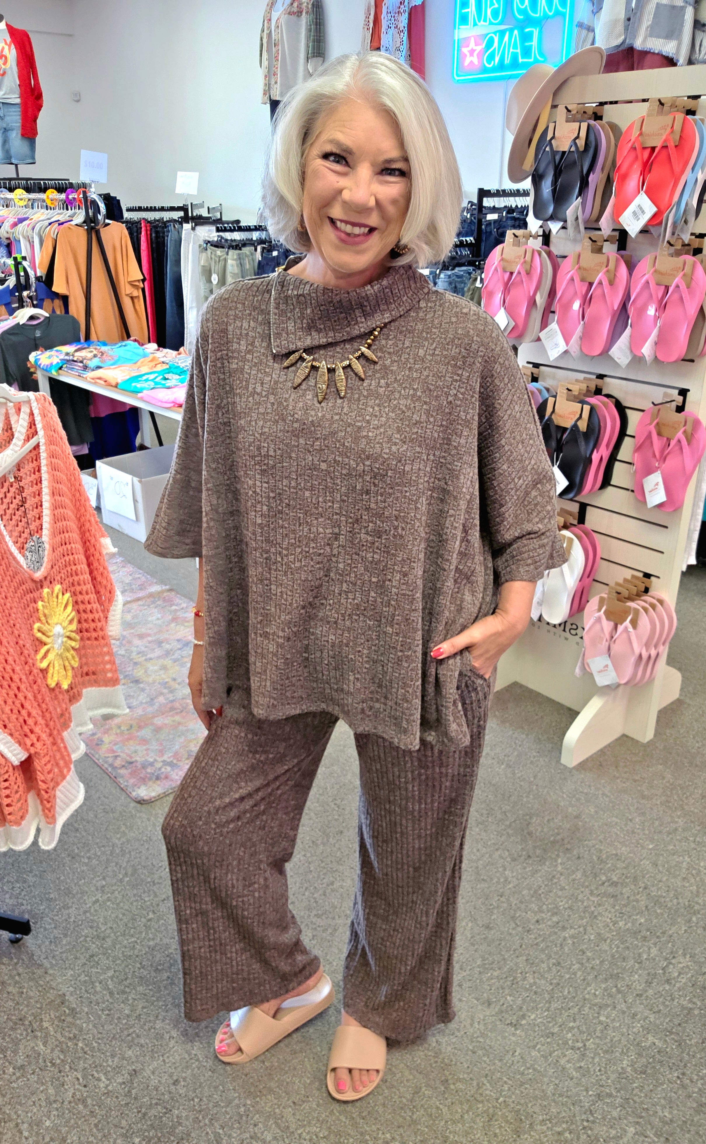 Dear Scarlett Heathered Chocolate Set