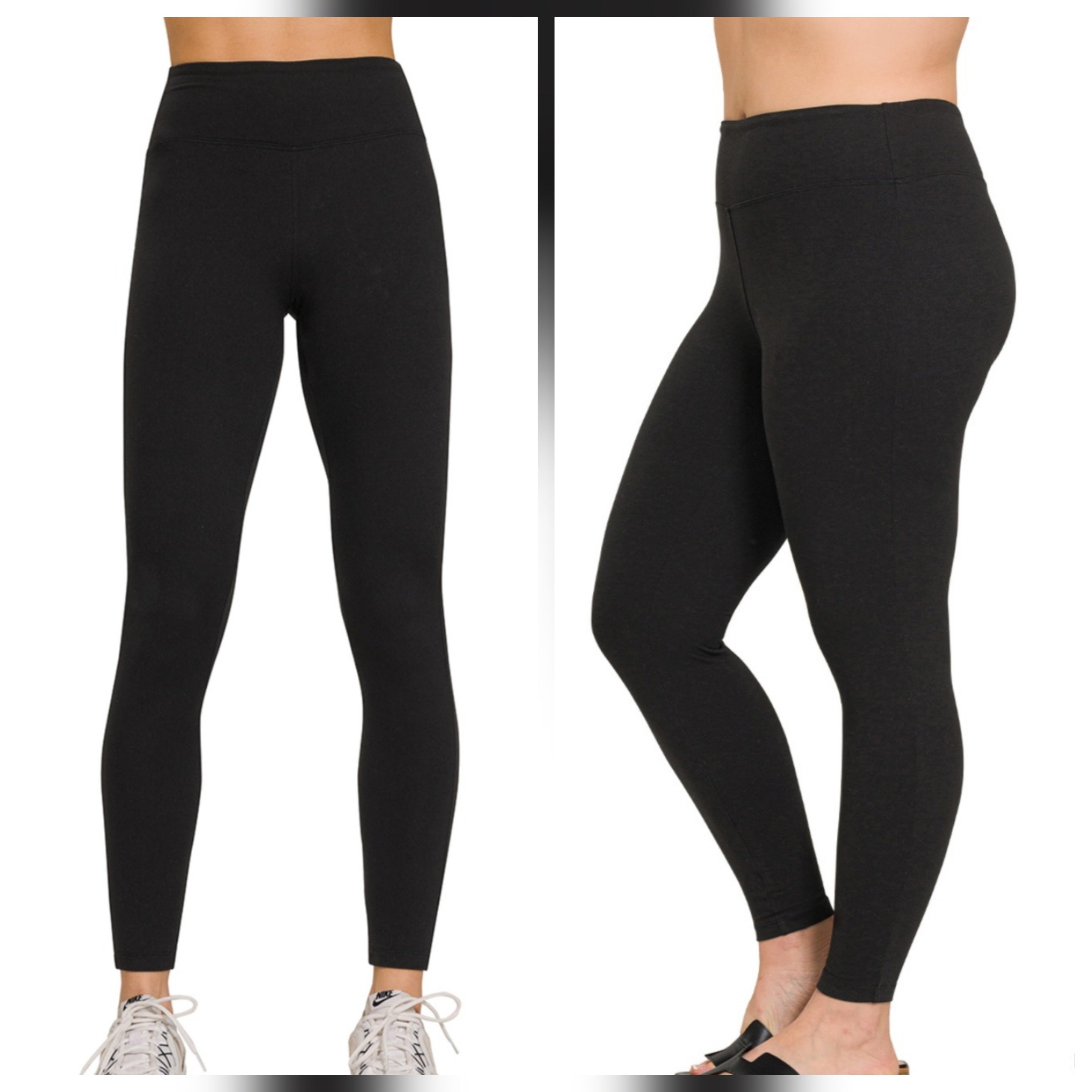 Zenana Buttery Soft Black Leggings