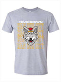 Wolf Touchdown Tee Grey