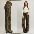 Judy Blue Wide Leg Leopard Jean