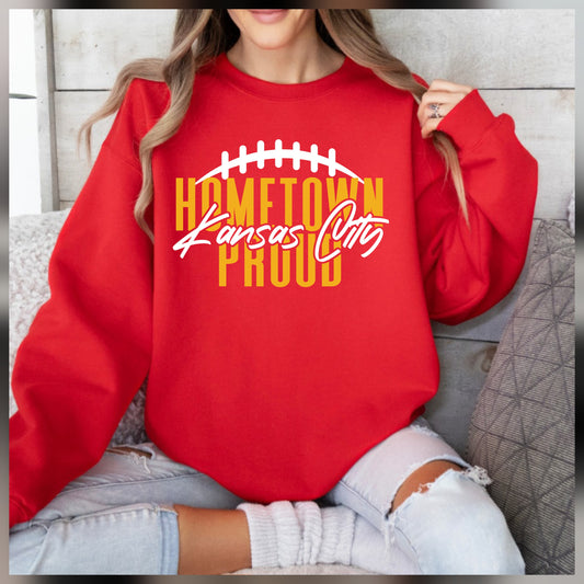 Hometown Proud KC Red Sweatshirt