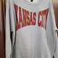 Faux Texture/Glitter KC Sweatshirt H Grey