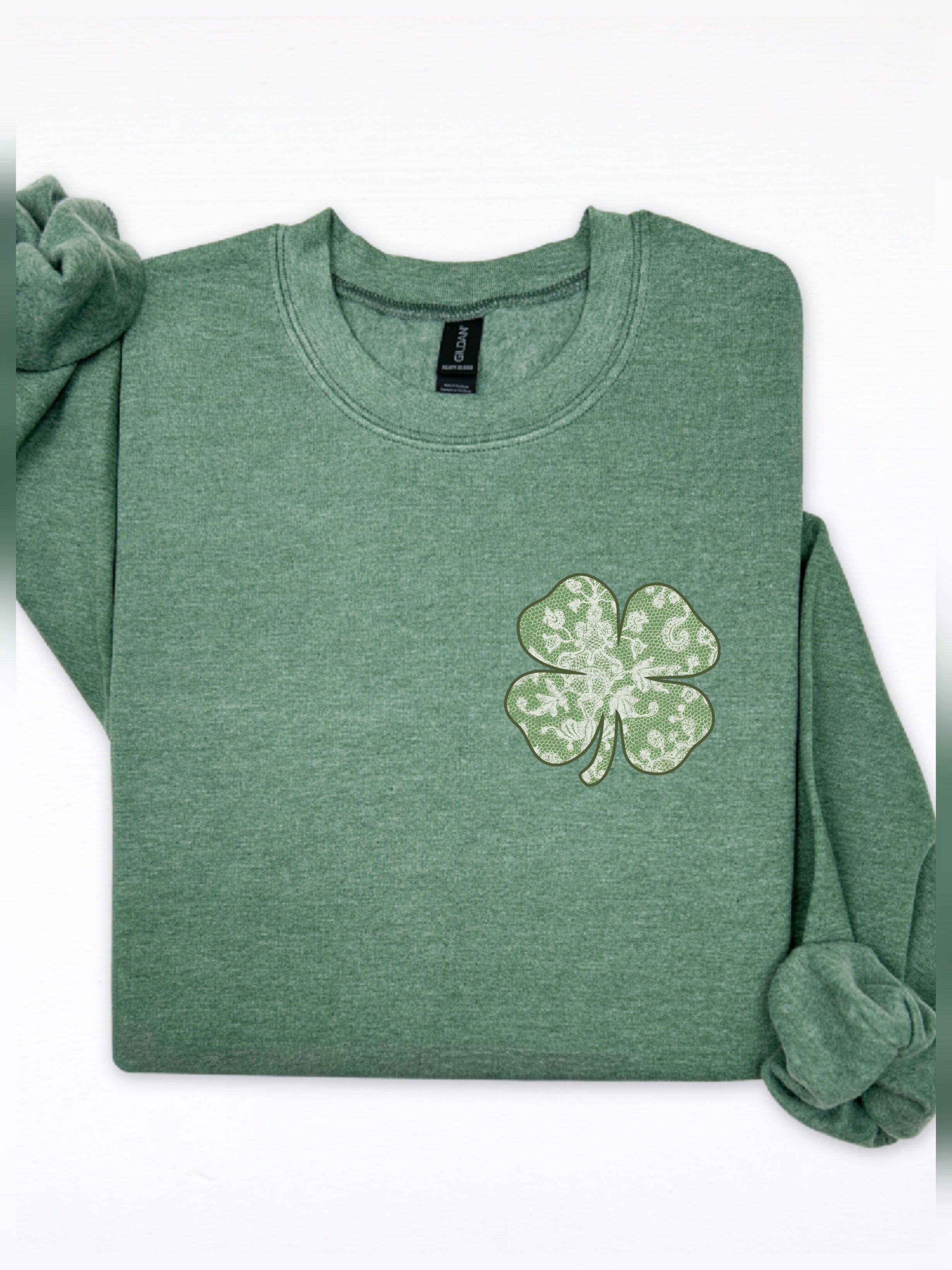 Pocket Lace Shamrock Tee/Sweatshirt *PREORDER*