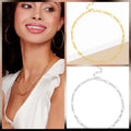 Zenzii 18k Plated Alternating Links Necklace