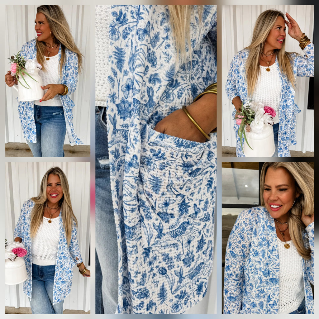 Blakeley Spring Print Lola Cardigan