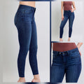 Judy Blue Midrise Dk Wash Classic Skinny Jean