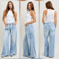 Judy Blue Featherweight Light Plazzo Jean