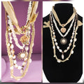 Golden Sun Multi Layer Necklace